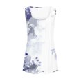 thumbnail image 4 of UPPADA Pleated Tank Tops for Women Summer Loose Fit Tunics Tops Crewneck Floral Print Sleeveless Shirts Comfy Loose Fit Long Flowy Tops ,XL Multicolor Tank Tops, 4 of 6