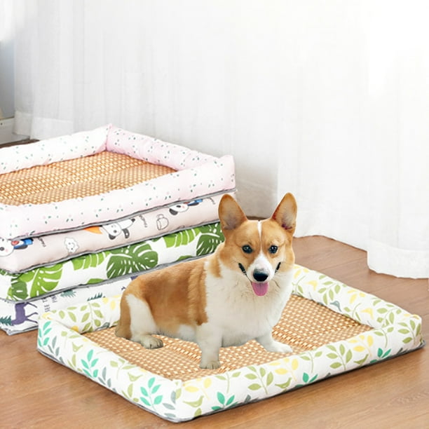 Cama para perro para jaula, camas para mascotas de ratán - Main Image