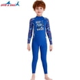 thumbnail image 4 of Soft Traje de buceo para Traje de neopreno para de manga Azul l Sunnimix Traje de buceo de una pieza para niños, 4 of 6