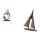 thumbnail image 5 of Figura decorativa de resina con la imagen de un pensador abstracto y un . Escultura coleccionable para dormitorio, cajón, oficina, tienda o esta, 5 of 8