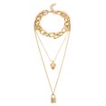 thumbnail image 1 of Collier Femme Mode Punk Chaîne Collier Collier Multicouche Collier de Fête, 1 of 10