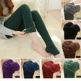 thumbnail image 3 of Women Winter Thick Warm Fleece Lined Thermal Stretchy Slim Skinny Leggings Pants, 3 of 6