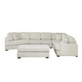 thumbnail image 5 of Lexicon Warwick Corduroy 5-Pc Sectional with Left Cuddler and Ottoman in Beige, 5 of 13