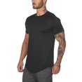 thumbnail image 2 of Muscle Killer Paquete de 3 camisetas deportivas activas para hombre, gimnasio, entrenamiento, culturismo, fitness, camiseta informal de entrenamiento (mediano negro+gris+blanco), 2 of 5
