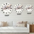thumbnail image 4 of Designart 1 in Bohemian Wall Clock, 4 of 5