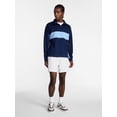 thumbnail image 2 of No Boundaries Sporty Quarter Zip Sweatshirt with Long Sleeves, Men's XS-5XB, 2 of 5