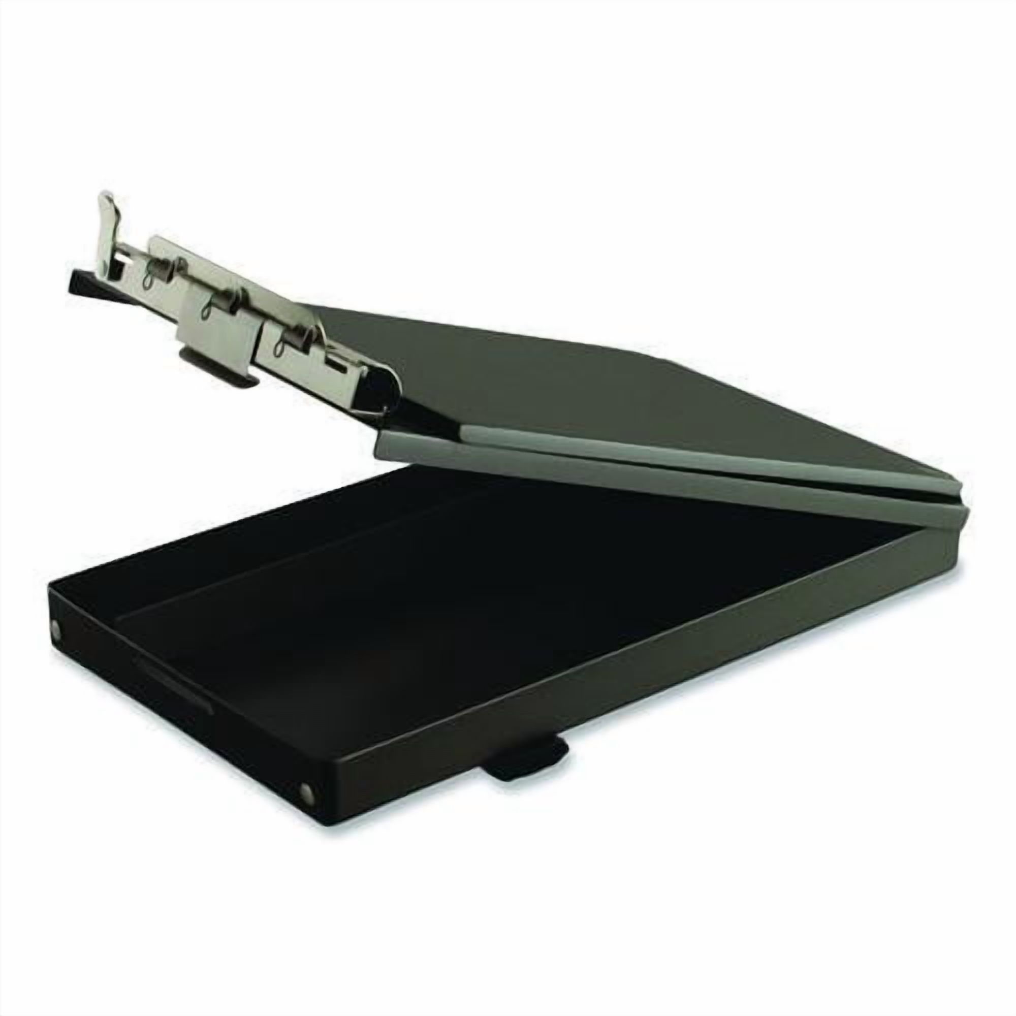 Recycled Aluminum Citation Holder Clipboard, 1/2" Capacity, Holds 6 x 11 Sheets, Black | Bundle of 5