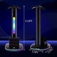 thumbnail image 6 of Charging Stand for PS Portal with RGB Headphone Stand, Gaming Headset Base with 2 USB Charging Ports, Charger Dock Station Accessories for PS5 Portal Remote Player-Black, 6 of 6