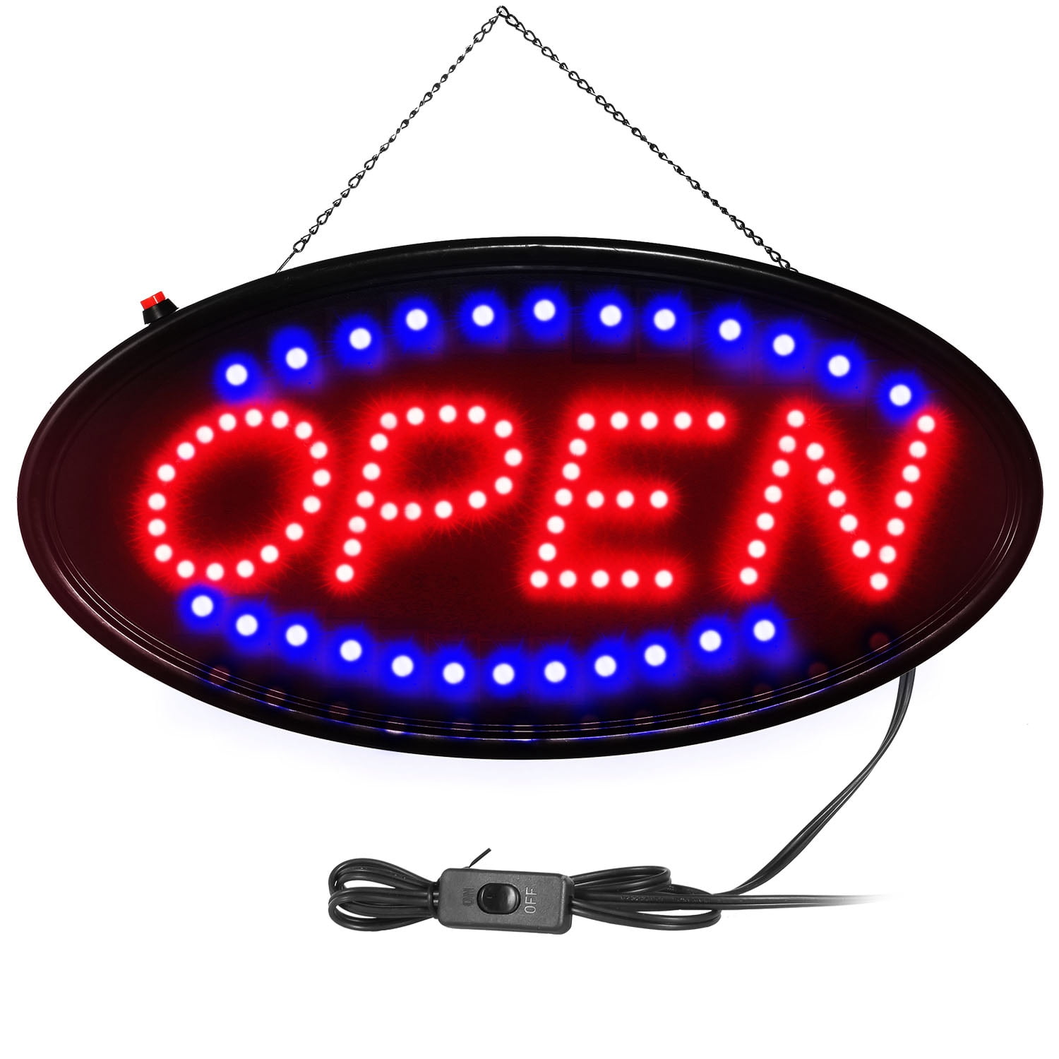 Ultra Bright LED Neon Light Animated Motion W/ON/OFF OPEN Business Sign US Stock 