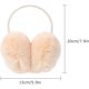 thumbnail image 2 of Orejeras cálidas para mujer con calentadores de orejas lindos peludos de perlas invierno, 2 of 5