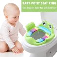 thumbnail image 4 of Asiento De Inodoro Para Niños Asientos De Entrenamiento Para Ir Al Baño Asiento De Inodoro Para Niños Entrenador Para Ir Al Baño Para Niños Y Niñas, Se Adapta A Inodoros Redondos / Ovalados, Orinal, 4 of 6