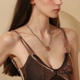 thumbnail image 6 of Layer Necklace Double Chain Pendant Necklace Elegant Statement Jewellery, 6 of 11