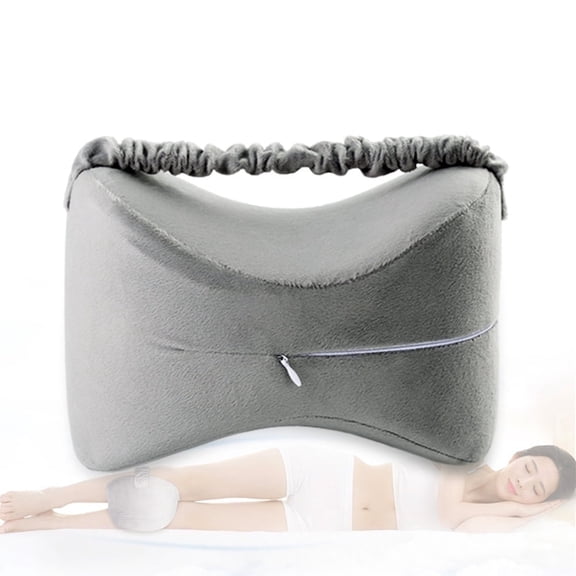 Hidetex Orthopedic Knee Pillow for Sciatica Relief, Leg Pain, Pregnancy - Memory Foam Leg Pillow for Side Sleepers with Washable Cover