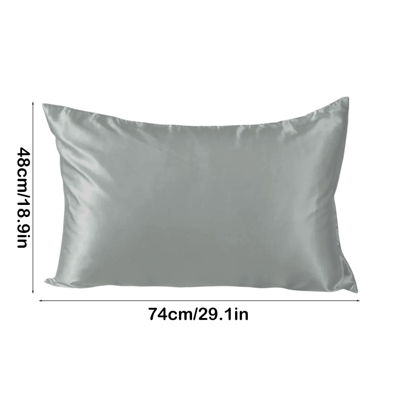 Specollect 10Pcs Breathable Ice Silk Pillowcase Friendly for Hair and Skin with Hidden Zipper, Softer Than Silk Pillow Cases Smooth Cooling Pillow Covers for Sleeping，Hotel Quality 15x15x4cm