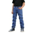 thumbnail image 3 of Boys Ripped Jeans Boys Slim Fit Blue Jeans Boys Back to School Clothes Teen 13-14 Years Boys Clothes, 3 of 9