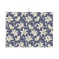 thumbnail image 1 of Saiise Lilies Flowers Print Dish Drying Mat for Kitchen Ultra Absorbent Microfiber Dishes Drainer Mats Easy to Clean for Dishes Utensils and Countertops, 1 of 7