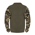 thumbnail image 4 of Runfenguu Mens Funny T Shirts Plus Size Top Men'S Large Size Half Zipper Round Neck Camouflage Vintage Print Long Sleeved Mens T-Shirts Graphic Tees, 4 of 4