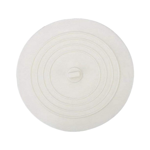 Tapón de desagüe, tapón de fregadero, tapón de fregadero portátil, tapón de bañera, desagüe de suelo Blanco