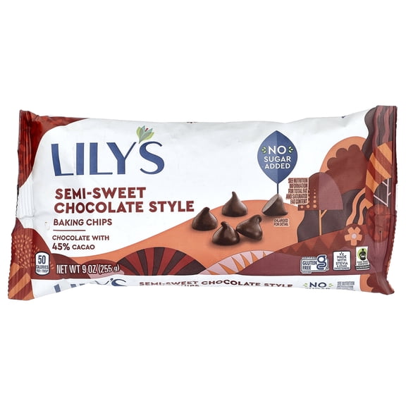 Lily's Semi-Sweet Chocolate Style Baking Chips 9 oz