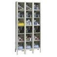 thumbnail image 1 of Hallowell USVP3228-6A-PT Safety-View Plus Locker, 36" Width x 12" Depth x 78" Height, 6-Tier, 3-Wide, Assembled, 729 Parchment, 1 of 1