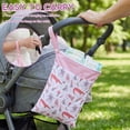 thumbnail image 6 of Waterproof Wet Dry Bag for Baby Cloth Diaper Swimsuit Traveling Gym Clothes Beach Toiletry with 2 Separate Zippered Compartments 2 Pack, 6 of 10