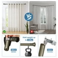 thumbnail image 5 of Urbanest 5/8" Adjustable Buckingham Drapery Rod, 28"-48", Antique Gold, 5 of 6