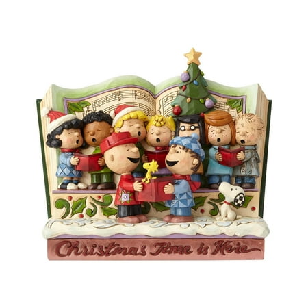 Jim Shore Christmas - Jim Shore Peanuts 6000983 Christmas Storybook 2018