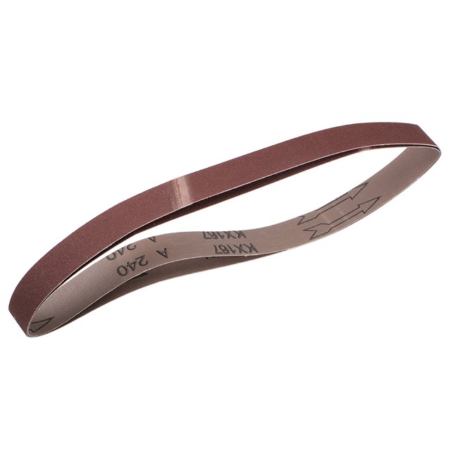 Cinta de lijado de 1" x 30" (25mm x 765mm) 240 Grit Óxido de Aluminio 2pcs