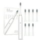 thumbnail image 5 of Cepillo de dientes inteligente con 8 cabezales,temporizador de 6 velocidades,cepillo de dientes eléctrico recargable IPX7 resistente al agua (recientemente actualizado), 5 of 9