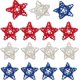 thumbnail image 1 of Paquete de 15 bolas de ratán en forma de estrella del 4 de julio, bolas de mimbre de estrellas rojas, azules y blancas de 2,36 pulgadas para el día de la independencia del 4 de julio Sincero Hogar, 1 of 7