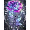 thumbnail image 1 of Kits completos de pintura de diamantes 5D ZHAOCHENG decoración de paredes del hogar 12*16 pinturas rosa morado, 1 of 4