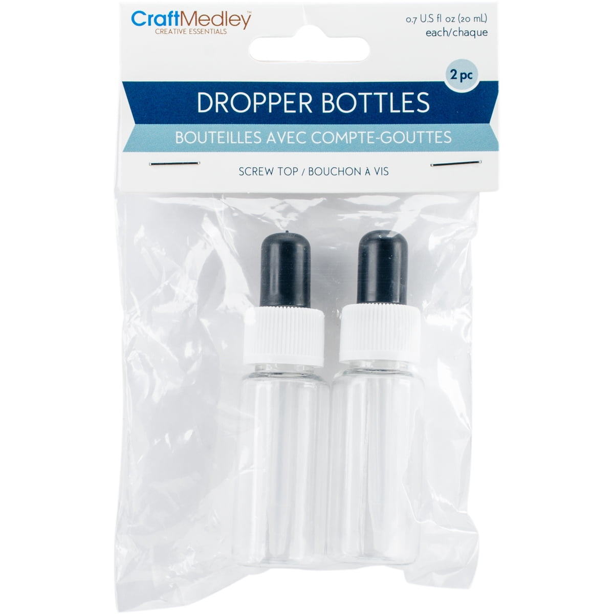 Dropper Bottles 2/Pkg20ml