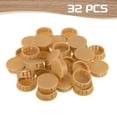 thumbnail image 3 of Uxcell 32Pcs Plastic Hole Plugs, Flush Type Panel Hole Plugs Insert End Caps for Locking Hole Furniture Cabinet 30mm Orange, 3 of 6