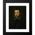 thumbnail image 2 of Jacopo Tintoretto 15x18 Black Modern Framed Museum Art Print Titled - Portrait of a Bearded Man, Possibly Prince Antonio Di Santacroce of Rome, 2 of 5