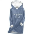 thumbnail image 3 of Chandails en Molleton Longs pour Femmes, Sweat à Capuche pour Femmes, Sweat à Capuche Imprimé Numérique en Peluche et Épaissi à la Mode Décontracté à Manches Longues Col Rond, Sweat à Capuche pour Femmes, 3 of 3