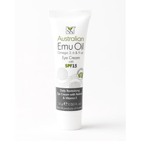 Y-Not Natural Revitalising Eye Cream with Retinol, Emu Oil, Vitamins A C D E, SPF 15, 15 g (0.53 oz)