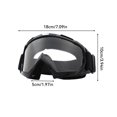 thumbnail image 3 of mmirethe Motorcycle Goggles Vintage Professional Outdoor Sport Windproof Eyeglass Clear Lens Racing Goggle Protective Gear Black, 3 of 6