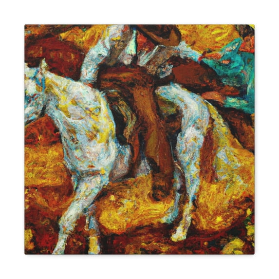 Lassoing a Sunset - Canvas