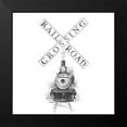 thumbnail image 2 of Pinto, Patricia 20x20 Black Modern Framed Museum Art Print Titled - Railroad Crossing, 2 of 5