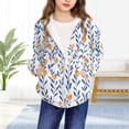 thumbnail image 5 of Fmbrln Girls and Boys Full Zip Up Hoodies Coat Long Sleeve Fashion Print Hooded Sweatshirts Casual Athletic Jackets with Pockets, Sizes 4-11Y, 5 of 5