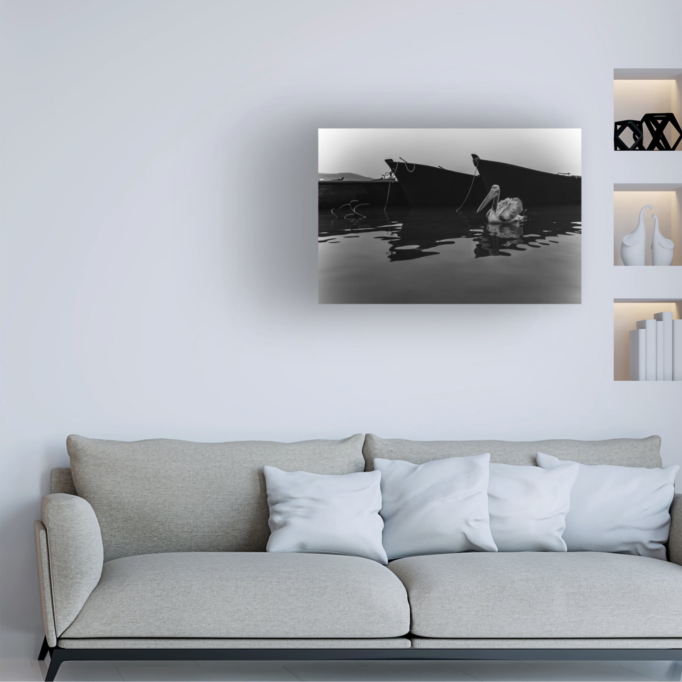 Trademark Fine Art Ummu Nisan Kandilcioglu Lake Diary 2 Canvas Wall Art
