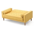 thumbnail image 2 of Glory Furniture G834A-L Yellow Loveseat Bed, 2 of 5