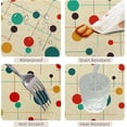 thumbnail image 4 of 60x84inches Mid Century Rectangle Table Cloth Modern Atomic Retro Decorative Tablecloth Oil-Proof Waterproof Polyester Fabric Table Cover for Kitchen Dining Room Indoor Outdoor Party Decor, 4 of 7