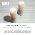 thumbnail image 5 of Host FREEZE Beer Glasses, Pint Glasses for Home Bar, 16 oz Set of 2, Gray, 5 of 12