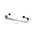 thumbnail image 2 of unbranded Rack Para Toallas De En Acero Inoxidable Color Plata Con, 2 of 8