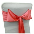 thumbnail image 3 of Darling Souvenir Pack Of 25 Satin Chair Sashes Bow Sash For Wedding & Events Supplies Party Decoration Chair Cover Sash - Colors Available, 3 of 5