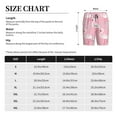 thumbnail image 3 of Pofeuu Pink Flamingo Print Men's Soft Woven Elastic Waistband Sleep Pajama Short-Medium, 3 of 6