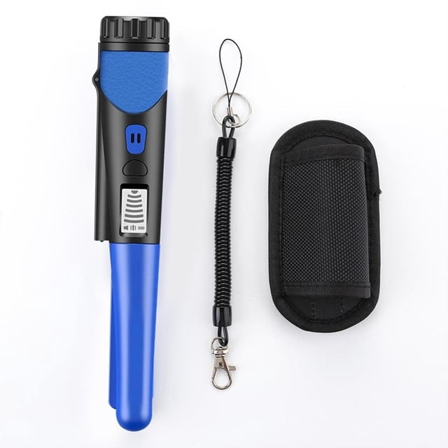 Riwesomey Detector de metales portátil con zumbador, herramienta de detección de oro, buscador de linterna, equipo de localización para al Artesanía