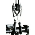 thumbnail image 6 of Rail Mount Bike Hoist ? Ceiling Storage Rack - Bicycle or Ladder Hoist with Rope and Pulley System Rubber Coated Hooks Lock Mechanism by RAD Cycle, 6 of 8