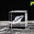 thumbnail image 2 of Pisapapeles De Cristal 3D Happyware Adornos De Grabado Cubo de Cristal 4cm x 4cm x 4cm, 2 of 3
